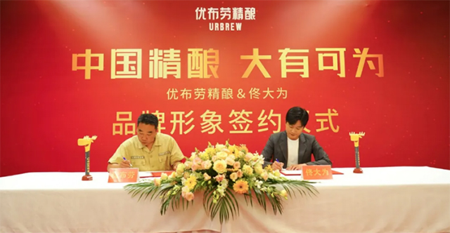 佟大為代言的品牌優(yōu)布勞精釀
