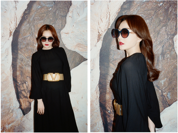 秦嵐代言的品牌華倫天奴眼鏡